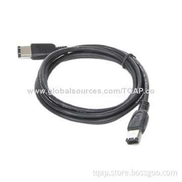 FireWire IEEE 1394 cable, 6P/6P, 10ft length